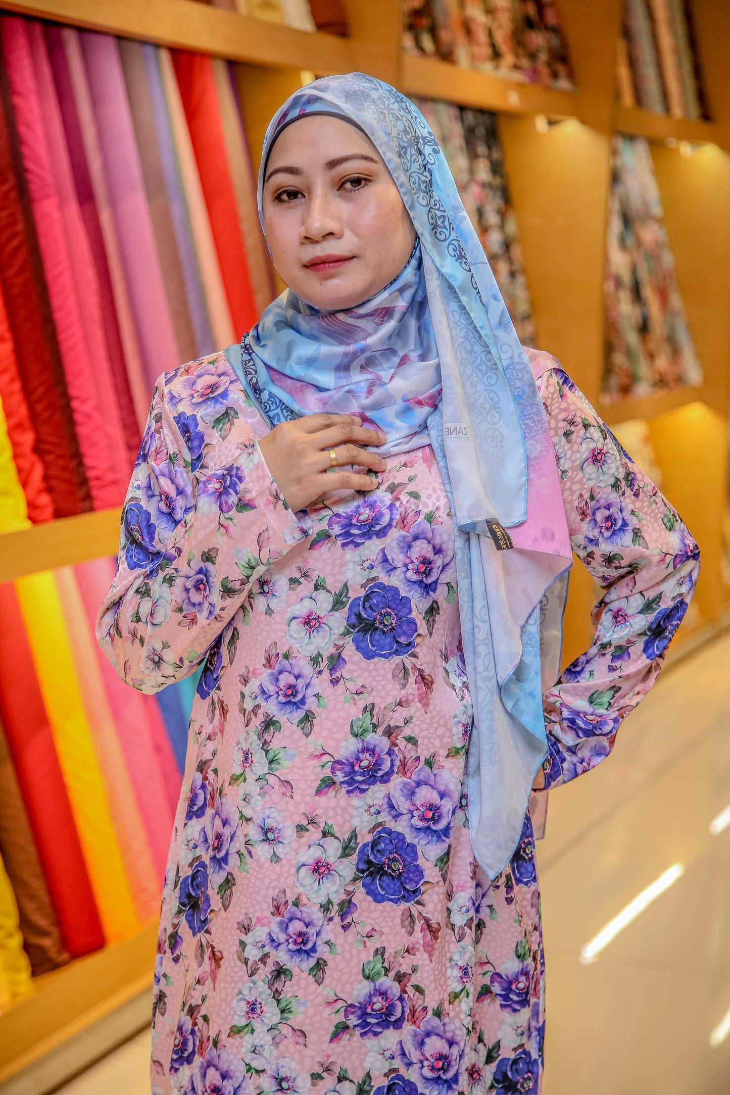 Baju Kurung Moden Pink