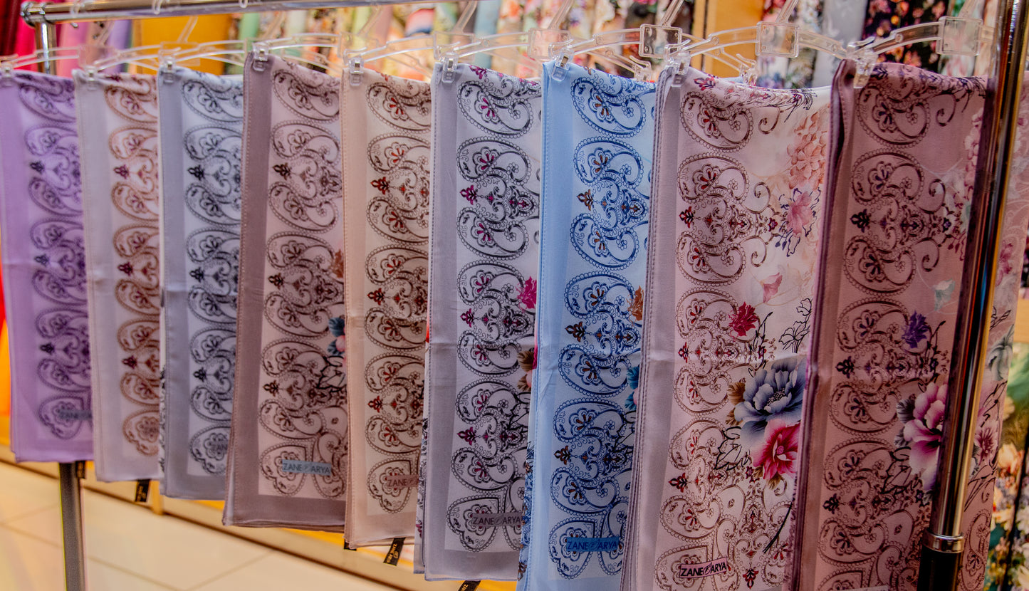Scarf Zane Arya 112cmx110cm Purple