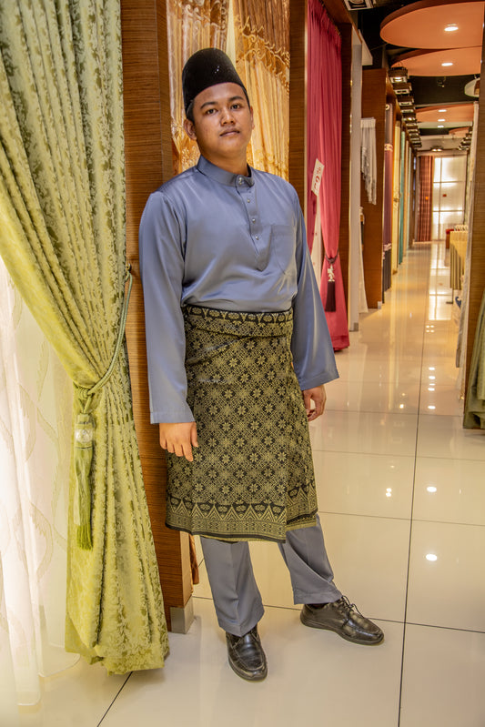 Baju Melayu Senorita Slim Fit Purple